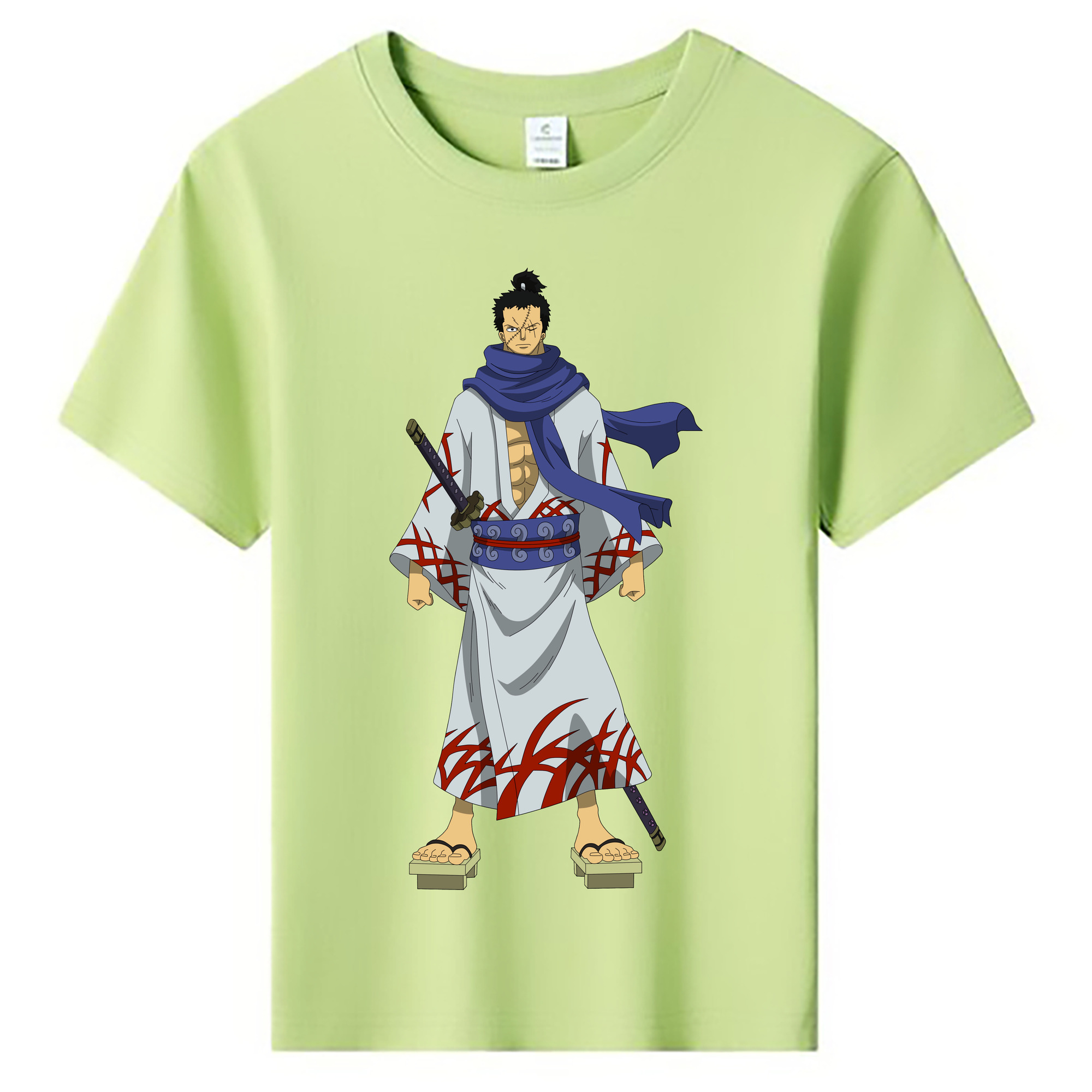 ワンピース ロロノア・ゾロ ONE PIECE Roronoa Zoro 綿100％キッズTシャツ（フロントプリント）